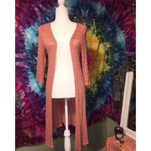 Funky long duster cardigan